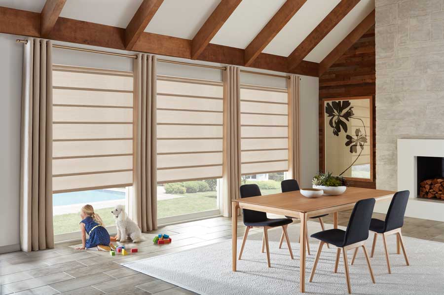 make living with pets easier with motorized shades in Omaha