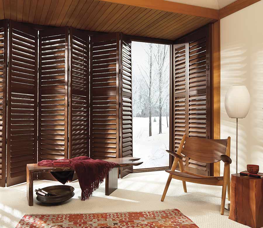 newstyle-shutters-stained-cherry-color-hunter-douglas-integrated-windows